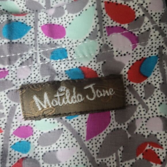 Matilda Jane Girls Ruffle Leggings Size 2/4 Floral Print Colorful - Picture 2 of 3
